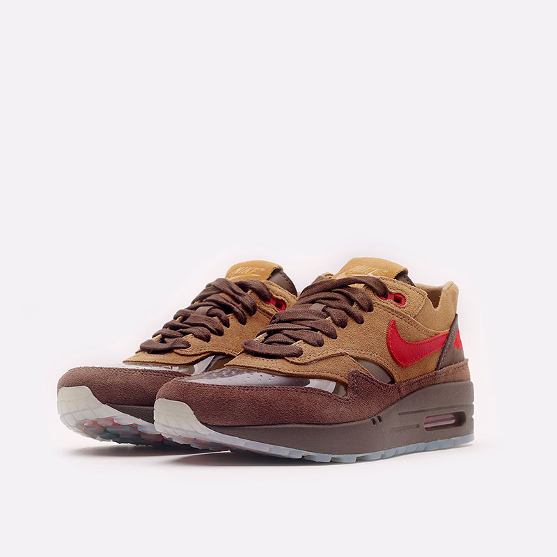 мужские коричневые кроссовки Nike Air max 1 Clot DD1870-200 - цена, описание, фото 5